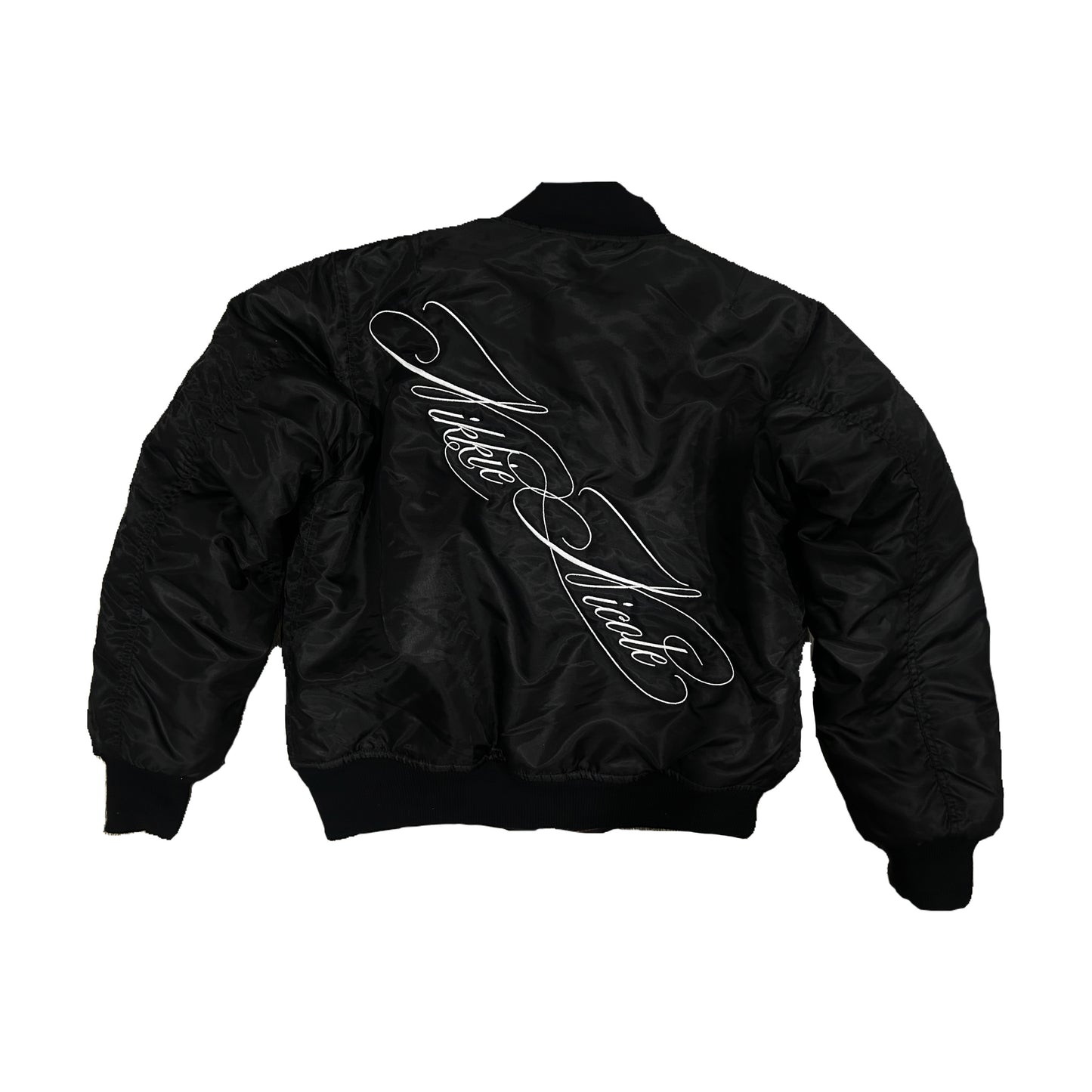 Embroidered Scripture Bomber